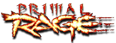 Primal Rage logo for Playstation